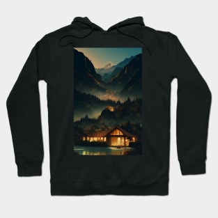 The Last Homely House at Dusk - Fantasy Hoodie